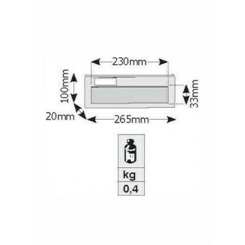 Viometal - Torino Θυρίδα Γραμματοκιβωτίου Inox Χρυσό - 205-09 Viometal - Torino Θυρίδα Γραμματοκιβωτίου Inox Χρυσό - 205-09