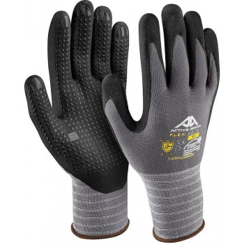 DOORADO - Active Gear Flex Nitrile Grey 10/XL Work Gloves - F3140XL