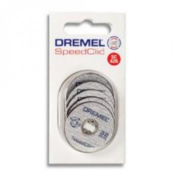 Dremel - SC 426 SET Cutting Discs with Glass Fiber Reinforcement 32mm 5PCS - 2615042632  Dremel - SC 426 SET Cutting Discs with Glass Fiber Reinforcement 32mm 5PCS - 2615042632