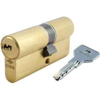 Cisa - Asix Αφαλός για Τοποθέτηση σε Κλειδαριά 30x50mm Χρυσός με 5 Κλειδιά - OE300-17