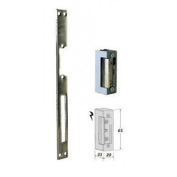 Cisa - 20789 Electric Lock Carp 8-12V 250mm Silver - 15110+5001-00