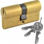 Cisa - Locking Line Bell Button 70mm for Lock Mounting 35-35mm Gold - 08010-13