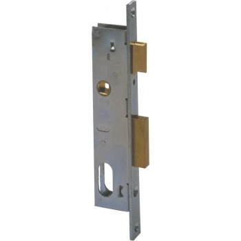 CISA - 20679 Recessed Silver Aluminum Door Lock 15mm - 44220-15 