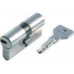 Cisa - Asix Brass Nickel Safety Cylinder 80mm For Lock Mounting 30x50mm - OE300-17-12