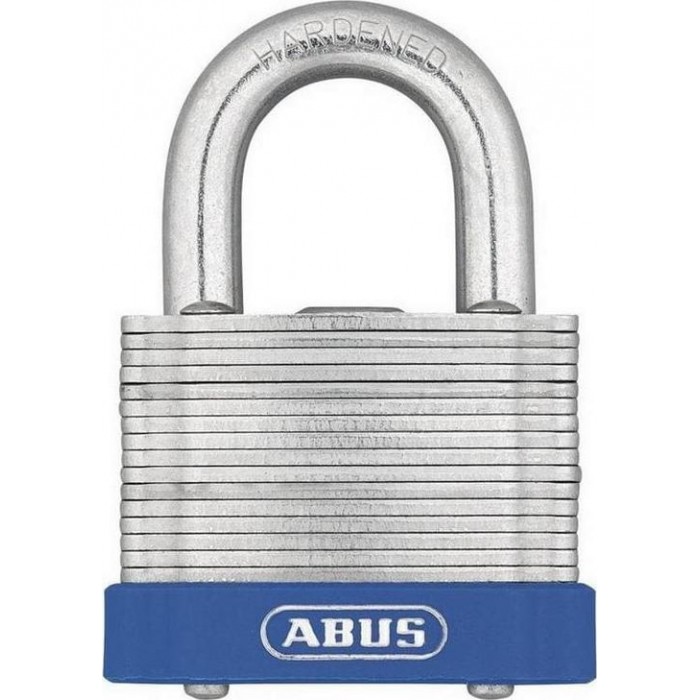 ABUS - Ατσάλινο γαλβανισμένο λουκέτο πέταλο νίκελ με κλειδί 40mm 41/40 - 097812