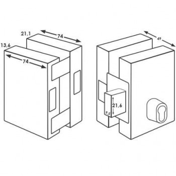 ABUS - 9470L Κλειδαριά γυάλινης πόρτας αριστερή με πόμολο και κύλινδρο ασφαλείας 10/30 - 005336 ABUS - 9470L Κλειδαριά γυάλινης πόρτας αριστερή με πόμολο και κύλινδρο ασφαλείας 10/30 - 005336