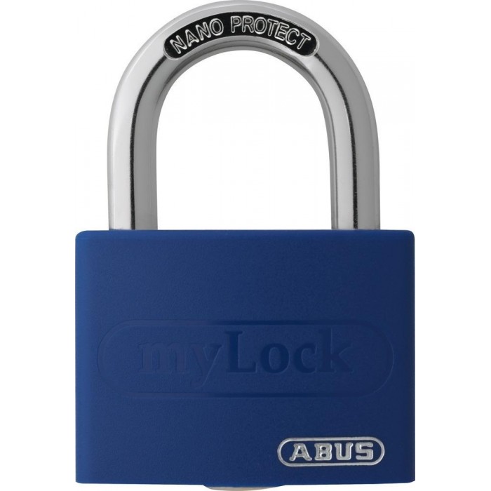 Abus - Mylock T65AL/40 Padlock Horseshoe with Key 40mm Blue - 501210.0058