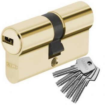 ABUS - D6 Brass safety cylinder 30/33mm with 5 keys - 016863