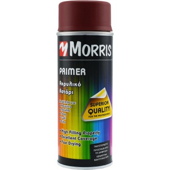 Morris - Σπρέι Αστάρι Primer Ακρυλικό Κόκκινο 400ml - 28554