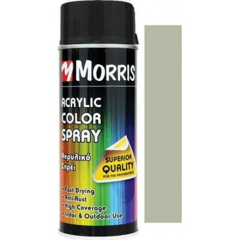 Morris - RAL 7032 Acrylic Pebble Grey Σπρέι με Γυαλιστερό Εφέ Γκρι Πυριτίου 400ml - 28626