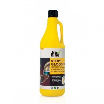 New Line - Stops Clogging Powerful Pipe Clogging Fluid 1lt - 450266