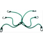 Master Lock - 3105EURDAT Χταπόδι αποσκευών πράσινο 6 άκρων με μονό γάντζο 80cmX8mm - 310500112