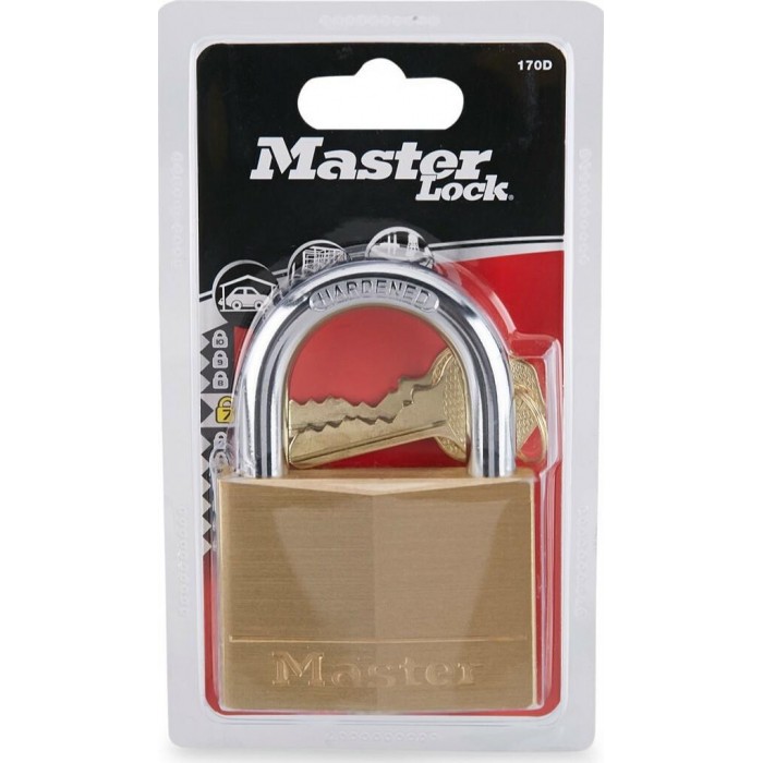 Master Lock - 170EURD Standard Μπρούτζινο Λουκέτο Πέταλο 70mm - 170070112