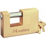 Master Lock - 606EURD Μπρούτζινο λουκέτο τάκου με ατσάλινο λαιμό 63mm - 606063112