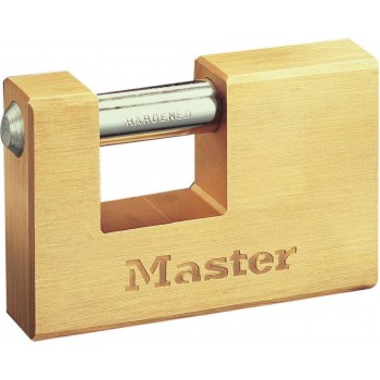 Master Lock - 607EURD Μπρούτζινο Λουκέτο Τάκος με Ατσάλινο Λαιμό 76mm - 607076112
