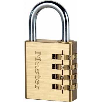 Master Lock - 604EURD Μπρούτζινο Λουκέτο Πέταλο Μεταβλητού Συνδυασμού 40mm - 604040112
