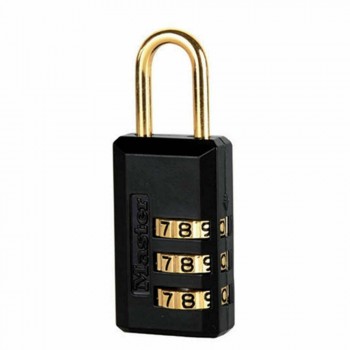 Master Lock - 646EURD Μπρούτζινο Λουκέτο Πέταλο Συνδυασμού 20mm - 646020112