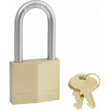 Master Lock - 140EURDLF Bronze Long Neck Padlock with Key 40mm - 140540112