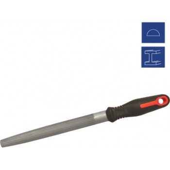 WorkPro - Metal File Semiround with Handle 1/200mm - 600004.0001