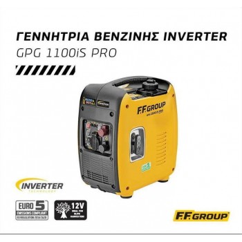 F.F. Group GPG 1100iS PRO Petrol Inverter Generator Four-stroke Fuel Inverter with Starter and Maximum Power 1.1kVA F.F. Group GPG 1100iS PRO Petrol Inverter Generator Four-stroke Fuel Inverter with Starter and Maximum Power 1.1kVA