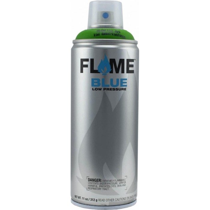 Flame Blue - FB-644 Kiwi Dark Color Spray in Matte Cabbage Finish 400ml - 612744