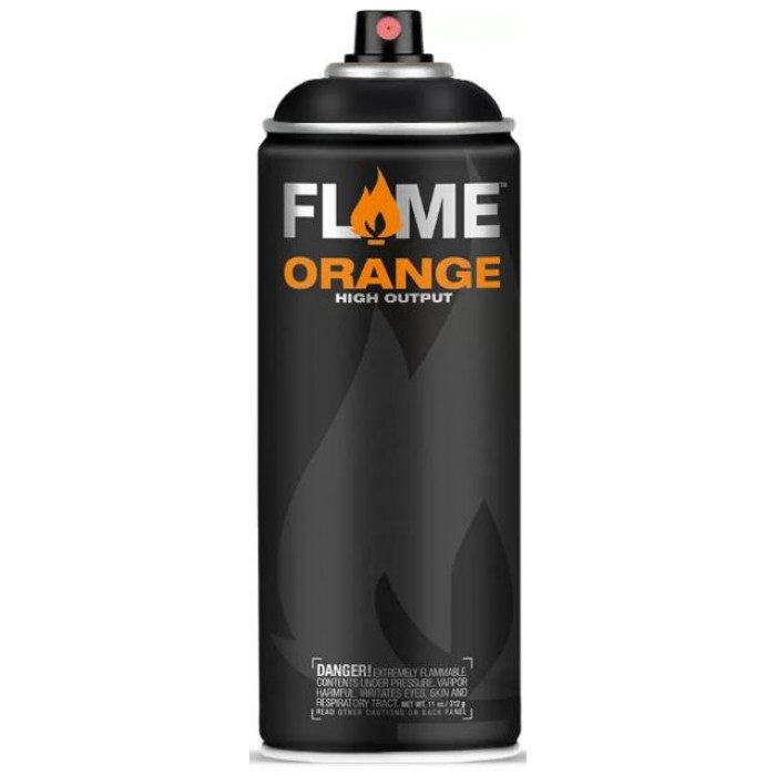 Flame Orange - FO-904 Deep Black Χρώμα Σπρέι σε Ματ Φινίρισμα Μαύρο 400ml - 616377
