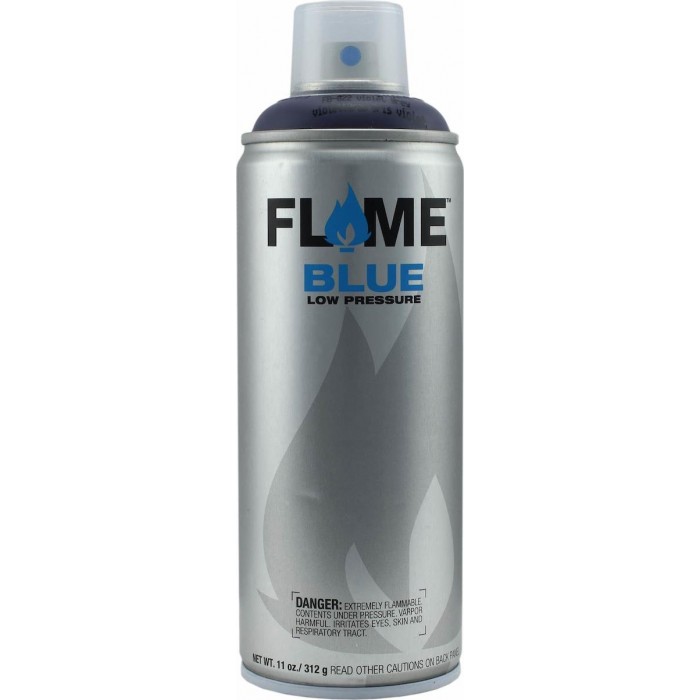 Flame Blue - FB-822 Violet Grey Color Spray in Matte Finish Dark Grey 400ml - 812874