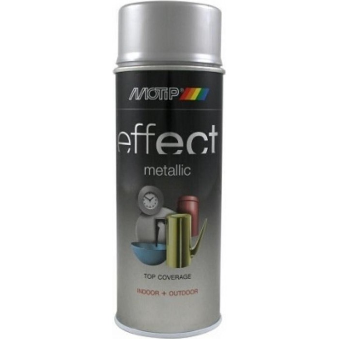 Motip - Effect Metallic Ακρυλικό Σπρέι με Μεταλλικό Εφέ Ασημί 400ml - 302501