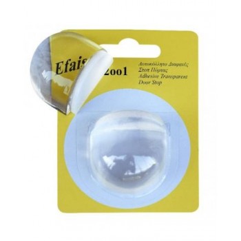 EFAISTOS - M40mmX42mm METHACRYLATE DOOR STOP WITH ADHESIVE TRANSPARENT - 8282-OT EFAISTOS - M40mmX42mm METHACRYLATE DOOR STOP WITH ADHESIVE TRANSPARENT - 8282-OT