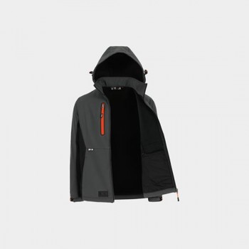 HEROCK - TRYSTAN SOFTSHELL JACKET ANTHRACITE/BLACK HEROCK - TRYSTAN SOFTSHELL JACKET ANTHRACITE/BLACK