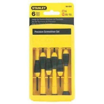 STANLEY - SET OF 6 PRECISION SCREWDRIVERS - 0-66-052