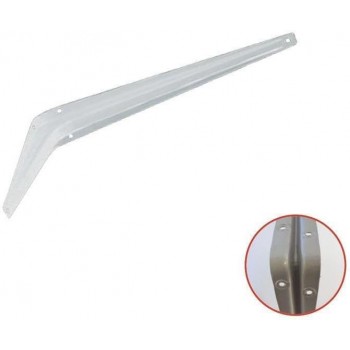 ERGO - heavy duty white shelf metal corner 35x30cm - 580102.0020