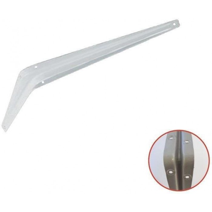 ERGO - heavy duty white shelf metal corner 35x30cm - 580102.0020 ERGO - heavy duty white shelf metal corner 35x30cm - 580102.0020