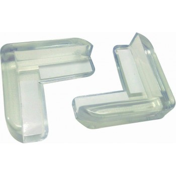 Ergo - Plastic Transparent Protectors for Corners with Sticker 35x35x25mm 4PCS - 570621.0001