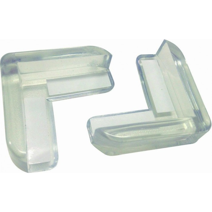 Ergo - Plastic Transparent Protectors for Corners with Sticker 35x35x25mm 4PCS - 570621.0001 Ergo - Plastic Transparent Protectors for Corners with Sticker 35x35x25mm 4PCS - 570621.0001