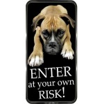 ERGO - ΠΙΝΑΚΙΔΑ PVC ENTER AT YOUR OWN RISK 150x310mm - 572411.0012
