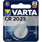 VARTA - CR2025 LITHIUM WATCH BATTERY 3V 1PCS - 33403