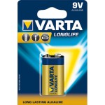 Varta - LongLife Alkaline Battery 9V 1PCS - 33389