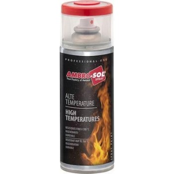 Ambro-Sol - High Heat High Temperature Spray Paint Red 400ml - 571103.0002