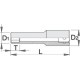 Unior - 190/1L Long Walnut Polywedge with 1/2inch Welcome Frame and 13mm Diameter - 610765