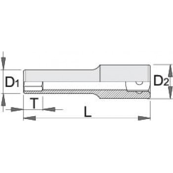 Unior - 190/1L Long Walnut Polywedge with 1/2inch Welcome Frame and 24mm Diameter - 610776 Unior - 190/1L Long Walnut Polywedge with 1/2inch Welcome Frame and 24mm Diameter - 610776