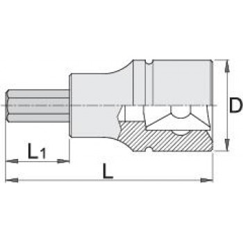 Unior - 192/2HX Κοντό Καρυδάκι με Μύτη ALLEN H12x60mm και Καρέ Υποδοχής 1/2inch - 603425 Unior - 192/2HX Κοντό Καρυδάκι με Μύτη ALLEN H12x60mm και Καρέ Υποδοχής 1/2inch - 603425