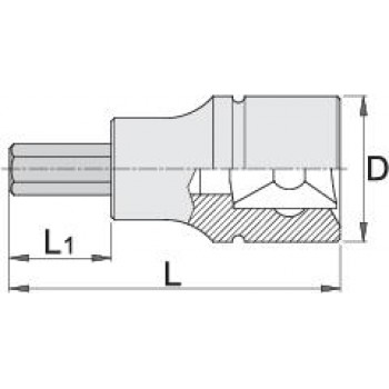 Unior - 236/2HX Κοντό Καρυδάκι με Μύτη Allen Μεγέθους 5mm και Καρέ Υποδοχής 3/8inch - 612083 Unior - 236/2HX Κοντό Καρυδάκι με Μύτη Allen Μεγέθους 5mm και Καρέ Υποδοχής 3/8inch - 612083