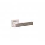 CONVEX - 2185 ROR ΖΕΥΓΟΣ ΧΕΙΡΟΛΑΒΩΝ ΠΟΡΤΑΣ ΜΕ ΡΟΖΕΤΑ ΚΑΙ ΕΠΙΣΤΟΜΙΑ ΚΛΕΙΔΙΟΥ ΜΑΤ ΛΕΥΚΟ / ΜΠΕΤΟΝ - 2185-S06W12