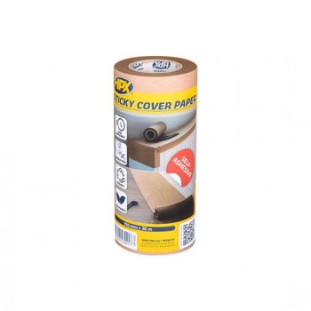 HPX - Sticky Cover Paper Καφέ Αυτοκόλλητο Χαρτί Κάλυψης Επιφανειών 148mmX30m - 153001122