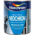 VIVECHROM - Extra Neochrom / Λευκό Βερνικόχρωμα για Μέταλλα και Ξύλα 5lt - 14228