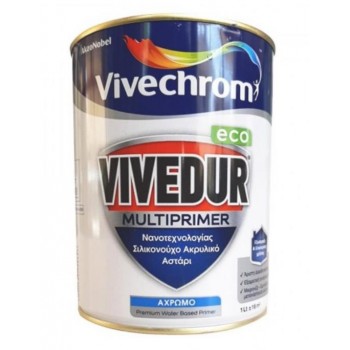 VIVECHROM - Vivedur Multiprimer Eco / Nanotechnology Silicone Acrylic Transparent Primer 1lt - 40626