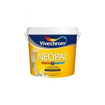 VIVECHROM - Neopal Kitchen & Bathroom Eco / Antimicrobial & Antifungal Eco White Paint for Humidity 3lt - 31648