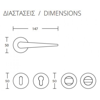 CONVEX - 1725 ROR ΖΕΥΓΟΣ ΧΕΙΡΟΛΑΒΩΝ ΠΟΡΤΑΣ ΜΕ ΡΟΖΕΤΑ ΚΑΙ ΕΠΙΣΤΟΜΙΑ ΚΛΕΙΔΙΟΥ ΜΑΤ ΝΙΚΕΛ - 1725-S05S05 CONVEX - 1725 ROR ΖΕΥΓΟΣ ΧΕΙΡΟΛΑΒΩΝ ΠΟΡΤΑΣ ΜΕ ΡΟΖΕΤΑ ΚΑΙ ΕΠΙΣΤΟΜΙΑ ΚΛΕΙΔΙΟΥ ΜΑΤ ΝΙΚΕΛ - 1725-S05S05