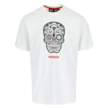 HEROCK - Skullo T-Shirt Short Sleeve White No M - 069365134